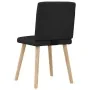 Sillas de comedor 2 unidades tela negro | Tu tienda online para hogar, jardín y más Foro24.es