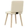 Sillas de comedor 2 unidades tela color crema von , Essstühle - Ref: Foro24-4101181, Preis: 103,21 €, Rabatt: %