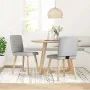 Sillas de comedor 2 uds tela gris nube by , dining chairs - Ref: Foro24-4101183, Price: 103,21 €, Discount: %