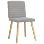 Sillas de comedor 2 uds tela gris nube by , dining chairs - Ref: Foro24-4101183, Price: 103,21 €, Discount: %