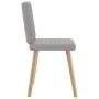 Sillas de comedor 2 uds tela gris nube by , dining chairs - Ref: Foro24-4101183, Price: 103,21 €, Discount: %