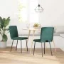 Sillas de comedor 2 unidades terciopelo verde oscuro by , dining chairs - Ref: Foro24-4101188, Price: 86,18 €, Discount: %