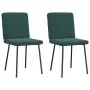 Sillas de comedor 2 unidades terciopelo verde oscuro by , dining chairs - Ref: Foro24-4101188, Price: 86,18 €, Discount: %