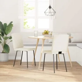Sillas de comedor 2 unidades terciopelo crema von , Essstühle - Ref: Foro24-4101195, Preis: 86,83 €, Rabatt: %