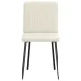 Sillas de comedor 2 unidades terciopelo crema | Tu tienda online para hogar, jardín y más Foro24.es