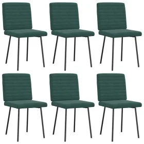 Sillas de comedor 6 unidades terciopelo verde oscuro von , Essstühle - Ref: Foro24-3315528, Preis: 245,80 €, Rabatt: %