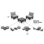Mesa individual Keter Garden Elements Graphite by , Garden tables - Ref: Foro24-447621, Price: 48,45 €, Discount: %
