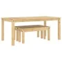 Juego de comedor Panama 3 pzas madera maciza de pino von , Möbelsets für Küchen und Esszimmer - Ref: Foro24-3345182, Preis: 4...