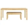 Juego de comedor Panama 3 pzas madera maciza de pino von , Möbelsets für Küchen und Esszimmer - Ref: Foro24-3345182, Preis: 4...