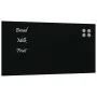Pizarra magnética de pared vidrio templado negro 80x40 cm by , White boards - Ref: Foro24-4008609, Price: 32,56 €, Discount: %