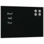 Pizarra magnética de vidrio templado negro 30x20 cm by , White boards - Ref: Foro24-4008602, Price: 17,45 €, Discount: %