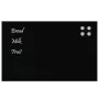 Pizarra magnética de pared vidrio templado negro 80x50 cm by , White boards - Ref: Foro24-4008614, Price: 41,03 €, Discount: %