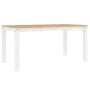 Juego de comedor Panama 3 pzas madera maciza de pino blanco by , Furniture sets for kitchens and dining rooms - Ref: Foro24-3...