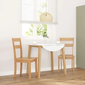 Sillas de comedor 2 uds madera maciza natural caucho von , Essstühle - Ref: Foro24-4102383, Preis: 98,14 €, Rabatt: %