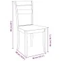 Sillas de comedor 2 uds madera maciza natural caucho von , Essstühle - Ref: Foro24-4102383, Preis: 98,14 €, Rabatt: %
