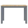 Juego de comedor Panama 4 pzas madera maciza de pino gris by , Furniture sets for kitchens and dining rooms - Ref: Foro24-334...