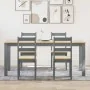 Juego de comedor Panama 5 pzas madera maciza de pino gris by , Furniture sets for kitchens and dining rooms - Ref: Foro24-334...