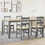 Juego de comedor Panama 5 pzas madera maciza de pino gris by , Furniture sets for kitchens and dining rooms - Ref: Foro24-334...