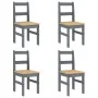 Juego de comedor Panama 5 pzas madera maciza de pino gris by , Furniture sets for kitchens and dining rooms - Ref: Foro24-334...