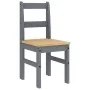Juego de comedor Panama 5 pzas madera maciza de pino gris by , Furniture sets for kitchens and dining rooms - Ref: Foro24-334...
