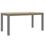 Juego de comedor Panama 4 pzas madera maciza de pino gris de , muebles para cocinas y comedores - Ref: Foro24-3345177, Precio...