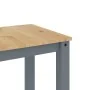 Juego de comedor Panama 5 pzas madera maciza de pino gris by , Furniture sets for kitchens and dining rooms - Ref: Foro24-334...