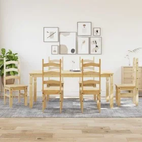 Juego de comedor Panama 7 pzas madera maciza de pino von , Möbelsets für Küchen und Esszimmer - Ref: Foro24-3345212, Preis: 6...