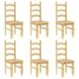 Juego de comedor Panama 7 pzas madera maciza de pino by , Furniture sets for kitchens and dining rooms - Ref: Foro24-3345212,...