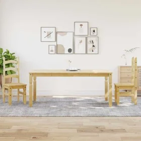 Juego de comedor Panama 3 pzas madera maciza de pino by , Furniture sets for kitchens and dining rooms - Ref: Foro24-3345206,...