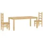 Juego de comedor Panama 3 pzas madera maciza de pino by , Furniture sets for kitchens and dining rooms - Ref: Foro24-3345206,...