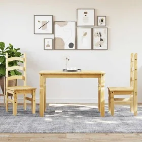 Juego de comedor Panama 3 pzas madera maciza de pino by , Furniture sets for kitchens and dining rooms - Ref: Foro24-3345194,...
