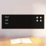 Pizarra magnética de pared vidrio templado negro 60x20 cm by , White boards - Ref: Foro24-4008616, Price: 20,53 €, Discount: %
