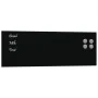 Pizarra magnética de pared vidrio templado negro 60x20 cm by , White boards - Ref: Foro24-4008616, Price: 20,53 €, Discount: %