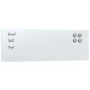 Pizarra magnética de pared vidrio templado blanco 60x20 cm by , White boards - Ref: Foro24-4008635, Price: 21,15 €, Discount: %