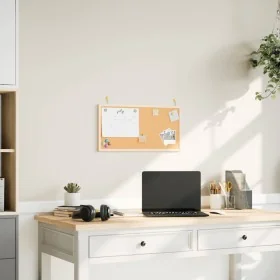 Tablero de corcho con marco de madera de pino macizo 60x30 cm by , Notice boards - Ref: Foro24-4017416, Price: 23,49 €, Disco...