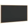 Pizarra con marco de madera maciza de pino negra 100x55 cm by , Notice boards - Ref: Foro24-4017414, Price: 36,09 €, Discount: %