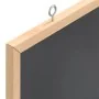 Pizarra con marco de madera maciza de pino negra 100x55 cm by , Notice boards - Ref: Foro24-4017414, Price: 36,09 €, Discount: %