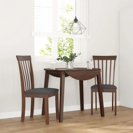 Sillas de comedor con cojines 2 uds madera maciza marrón caucho von , Essstühle - Ref: Foro24-4102388, Preis: 108,88 €, Rabat...