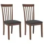 Sillas de comedor con cojines 2 uds madera maciza marrón caucho von , Essstühle - Ref: Foro24-4102388, Preis: 108,88 €, Rabat...
