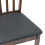 Sillas de comedor con cojines 2 uds madera maciza marrón caucho von , Essstühle - Ref: Foro24-4102388, Preis: 108,88 €, Rabat...