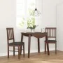 Sillas de comedor con cojines 2 uds madera maciza marrón caucho by , dining chairs - Ref: Foro24-4102426, Price: 104,33 €, Di...