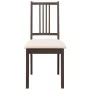 Sillas de comedor con cojines 2 uds madera maciza marrón caucho von , Essstühle - Ref: Foro24-4102395, Preis: 95,06 €, Rabatt: %