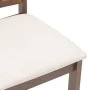 Sillas de comedor con cojines 2 uds madera maciza marrón caucho von , Essstühle - Ref: Foro24-4102395, Preis: 95,06 €, Rabatt: %