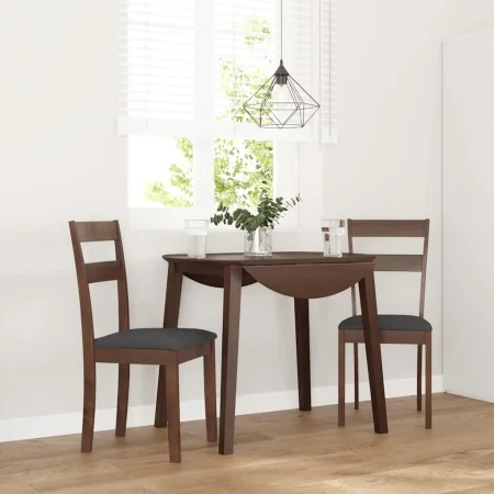 Sillas de comedor con cojines 2 uds madera maciza marrón caucho von , Essstühle - Ref: Foro24-4102381, Preis: 96,11 €, Rabatt: %