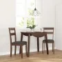 Sillas de comedor con cojines 2 uds madera maciza marrón caucho von , Essstühle - Ref: Foro24-4102381, Preis: 96,11 €, Rabatt: %