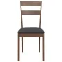 Sillas de comedor con cojines 2 uds madera maciza marrón caucho von , Essstühle - Ref: Foro24-4102381, Preis: 96,11 €, Rabatt: %