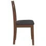 Sillas de comedor con cojines 2 uds madera maciza marrón caucho von , Essstühle - Ref: Foro24-4102381, Preis: 96,11 €, Rabatt: %
