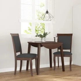 Sillas de comedor con cojines 2 uds madera maciza marrón caucho von , Essstühle - Ref: Foro24-4102487, Preis: 187,50 €, Rabat...