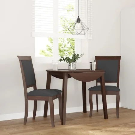 Sillas de comedor con cojines 2 uds madera maciza marrón caucho von , Essstühle - Ref: Foro24-4102487, Preis: 187,50 €, Rabat...