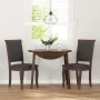 Sillas de comedor con cojines 2 uds madera maciza marrón caucho von , Essstühle - Ref: Foro24-4102487, Preis: 187,50 €, Rabat...